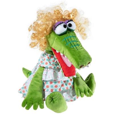 Heunec 584778 - Jan & Henry, Krokodella, Handspielpuppe, Plüschtier
