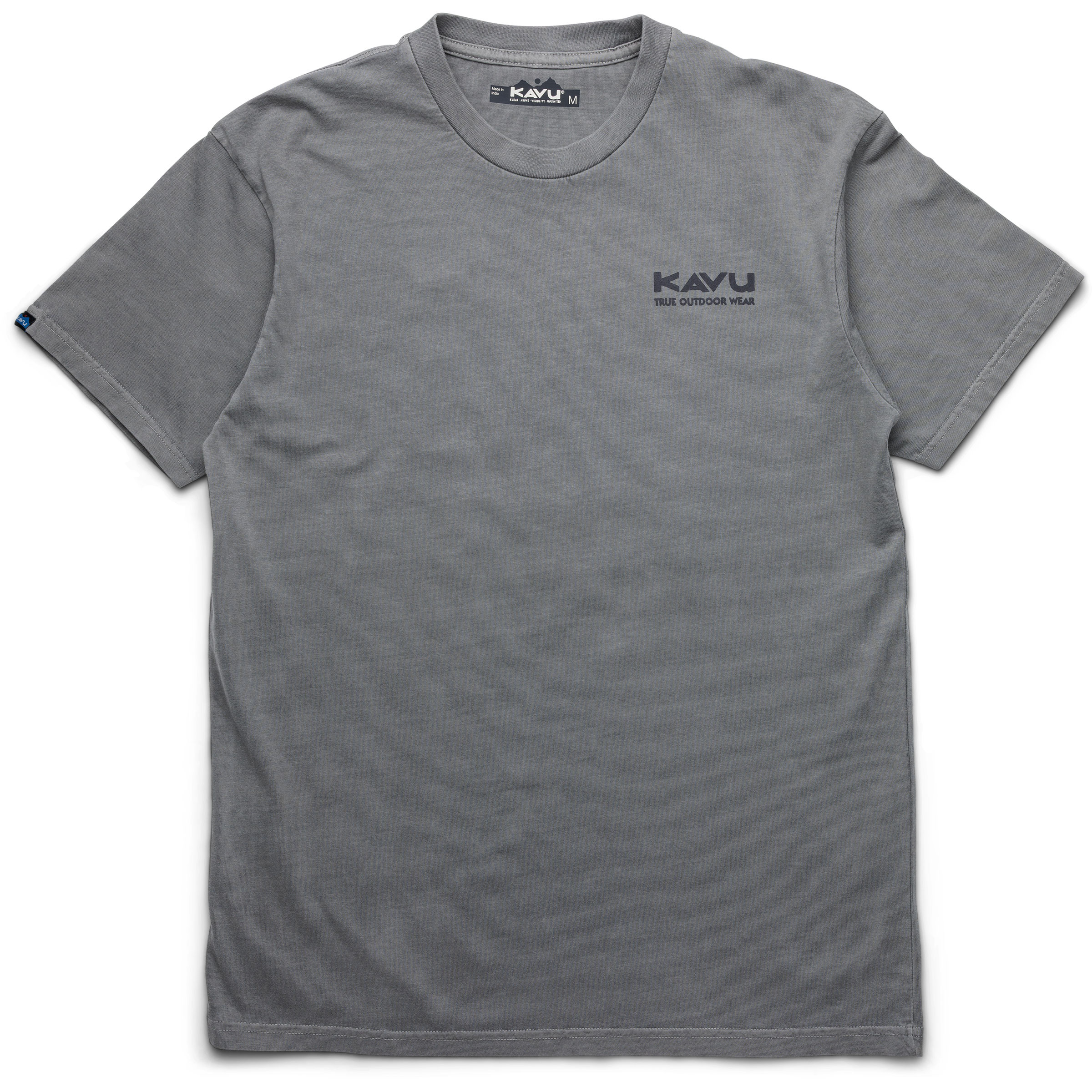 Kavu Salmon Herren T-Shirts grau Größe S Lifestyle Widerstandsfähig