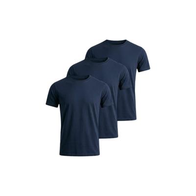 Kurzarmhemd TEESHOPPEN "TEESHOPPEN T-shirt Muscle T", Herren, Gr. M, Normalgrößen, blau (navy), Obermaterial: 100% Baumwolle, Hemden