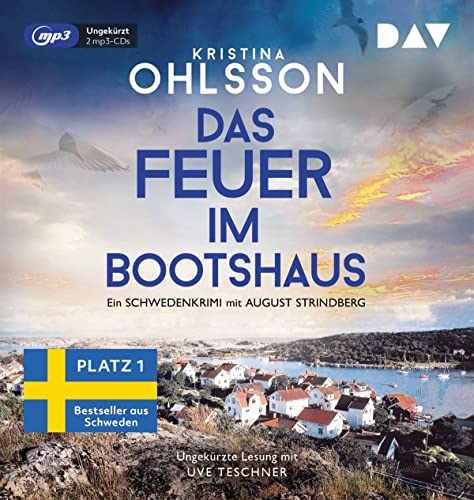 Kristina Ohlsson - Das Feuer im Bootshaus. Ein Schwedenkrimi mit August Strindberg: Ungekürzte Lesung mit Uve Teschner (2 mp3-CDs) (August-Strindberg-Reihe) - Preis vom 11.10.2026 15:43:13 h