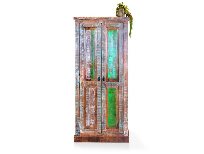 RIVERBOAT Dielenschrank aus Altholz, Material Massivholz