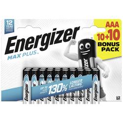 Energizer Max Plus Micro (AAA)-Batterie Alkali-Mangan 1.5 V 20 St. E304145700