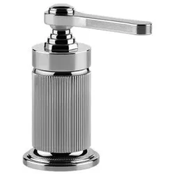 Gessi Venti20 Wanne-Einhebelmischer, für separaten Auslauf, Lochbohrung min. 38mm, Wannenrand oder Fliesenbankmontage, 65044031, Farbe: Chrom