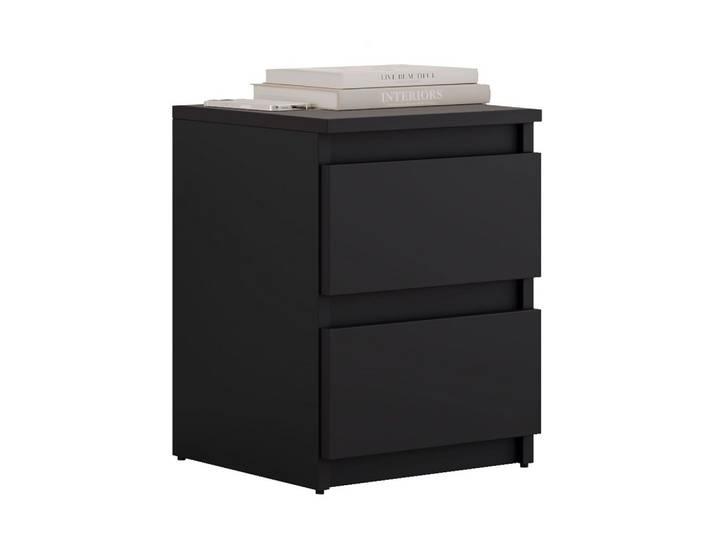 NACHTTISCH HANA M2 Schwarz matt