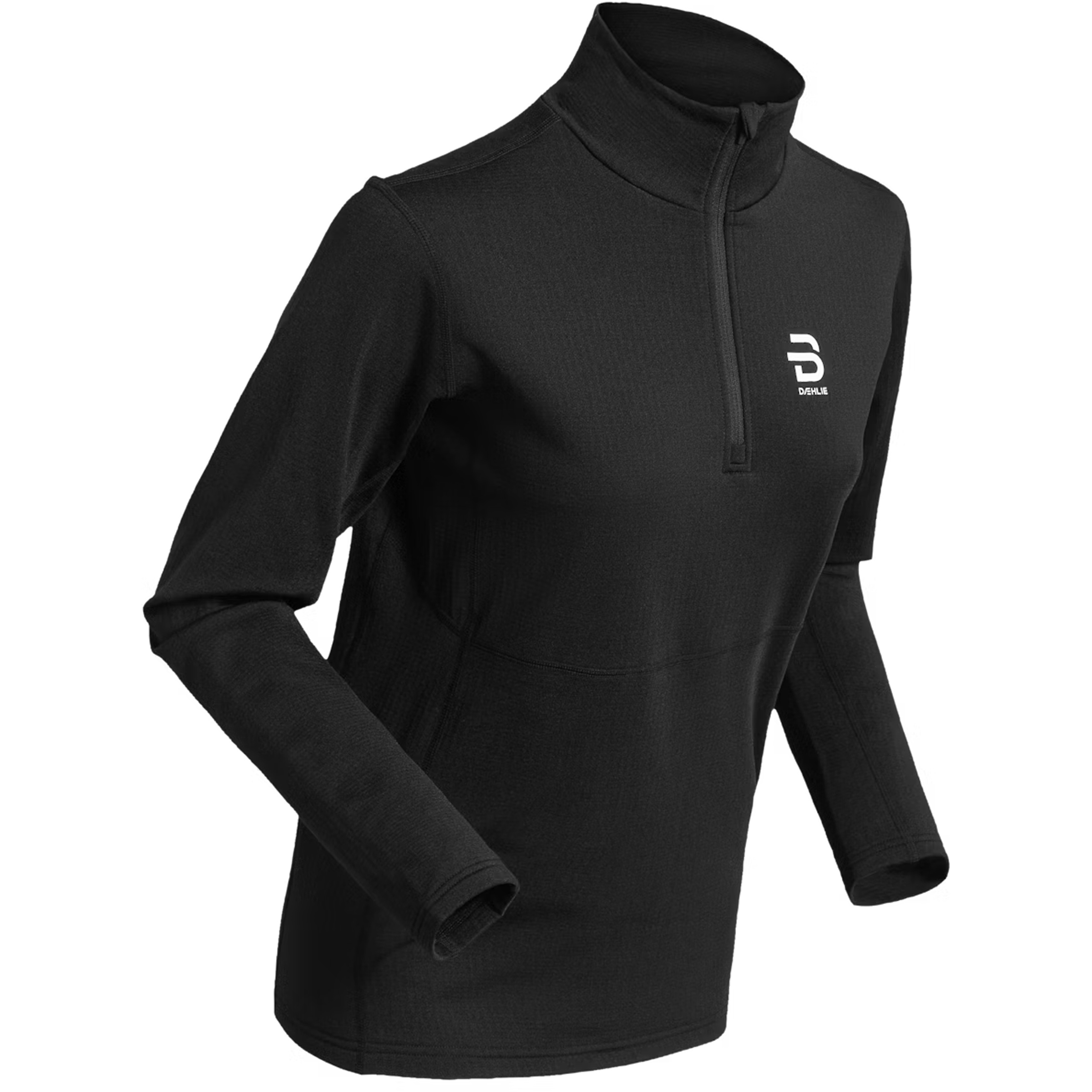 Daehlie Pace Half Zip Damen Longsleeves schwarz Größe L Langlauf Klassik | Langlauf Skating Schnell trocknend