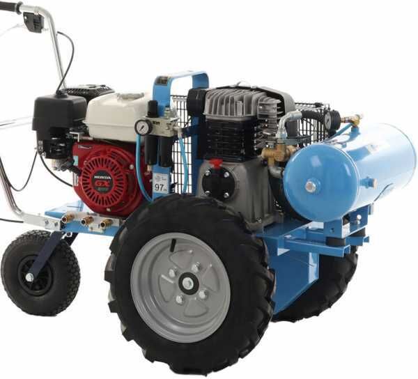 Campagnola MC 550 - Motorkompressor mit Radantrieb - Honda GX200 Motor