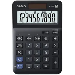 CASIO Tischrechner MS-10F schwarz