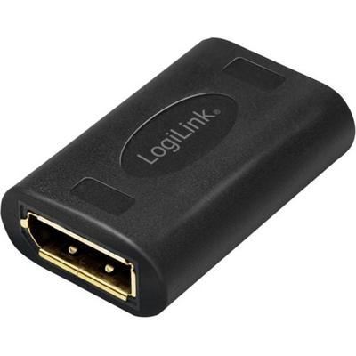 LogiLink DisplayPort AV Adapter [1x DisplayPort - 1x DisplayPort] Schwarz
