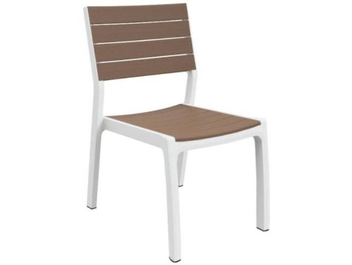 Chaise - Keter - Harmony - Blanc / Cappuccino - Résine durable - Extérieur