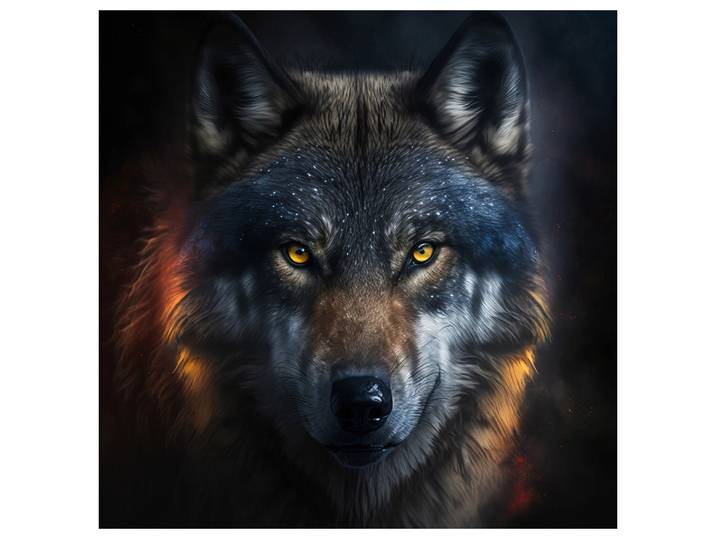 Alubild Mysterious Wolf image LAND