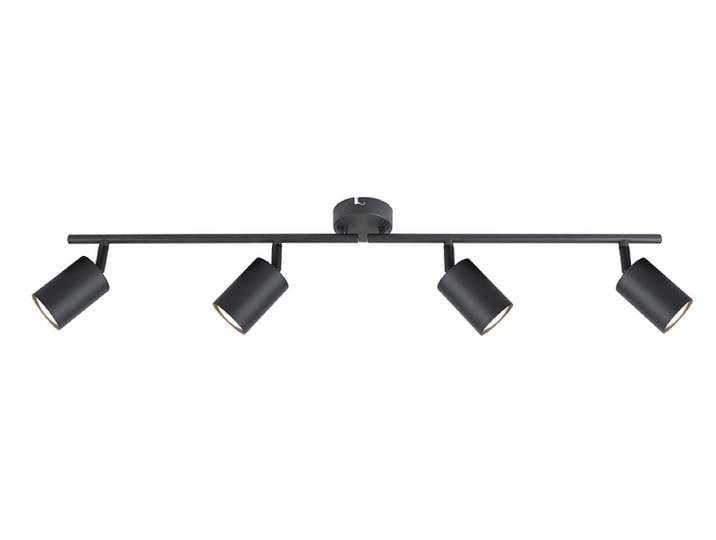 4 Spots AMBRE 79cm 28W schwarz