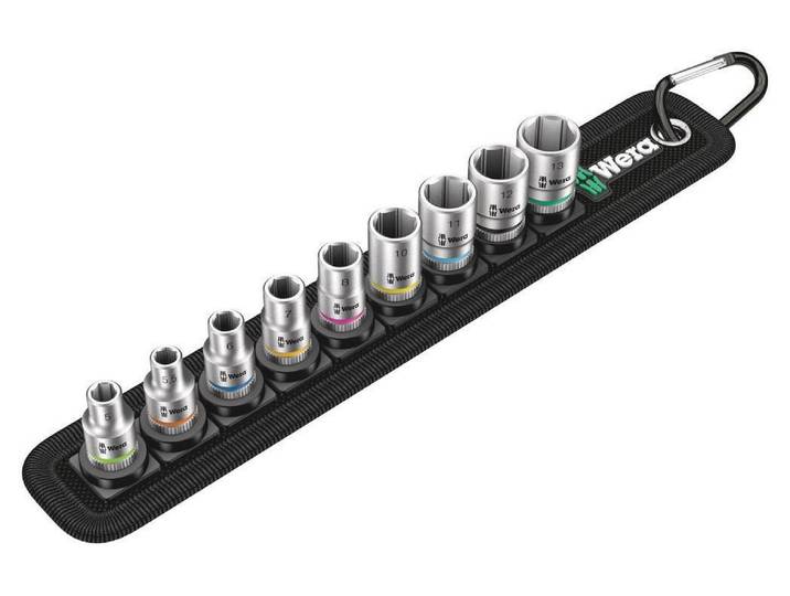 Steckschlüssel WERA Belt A 4 , bunt, Edelstahl, Schraubenschlüssel, Steckschlüssel