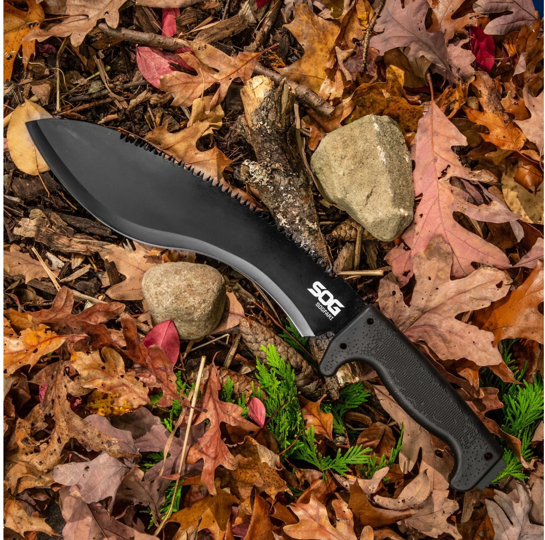 Machete "Kukri Sogfari", schwarz, Outdoormesser, Machete schwarz Einheitsgröße