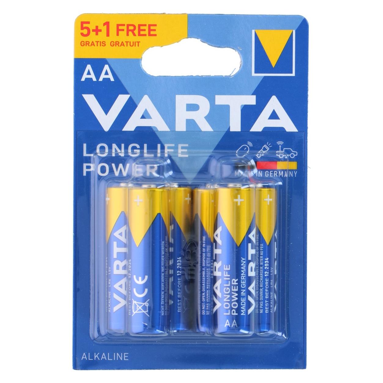 Eddy Battery AA longlife 6-pack (6 Stk., AA, 2850 mAh) (VAR-LR6BL5-1)