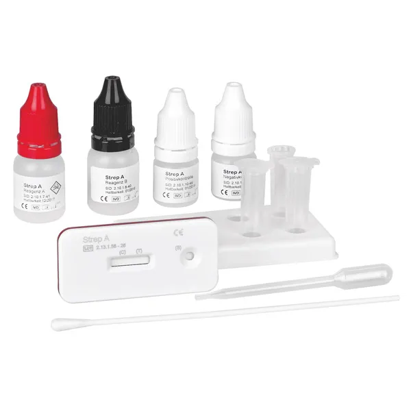 Servoprax GmbH Cleartest Strep A-Test (20 Test-Kassetten) zum Rachenabstrich C3 10343-20