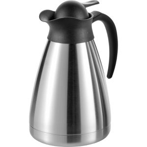 Esmeyer Thermoskanne Thermoart, 290-070, Edelstahl, mit Tipverschluss, silber, 1 Liter