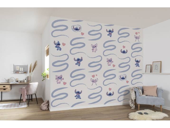 Papier peint Lilo und Stitch Be Kind 300 x 250 x 0cm Multicolore