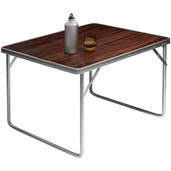 Casaria Alu Campingtisch Gartentisch Klappbar 80x60cm