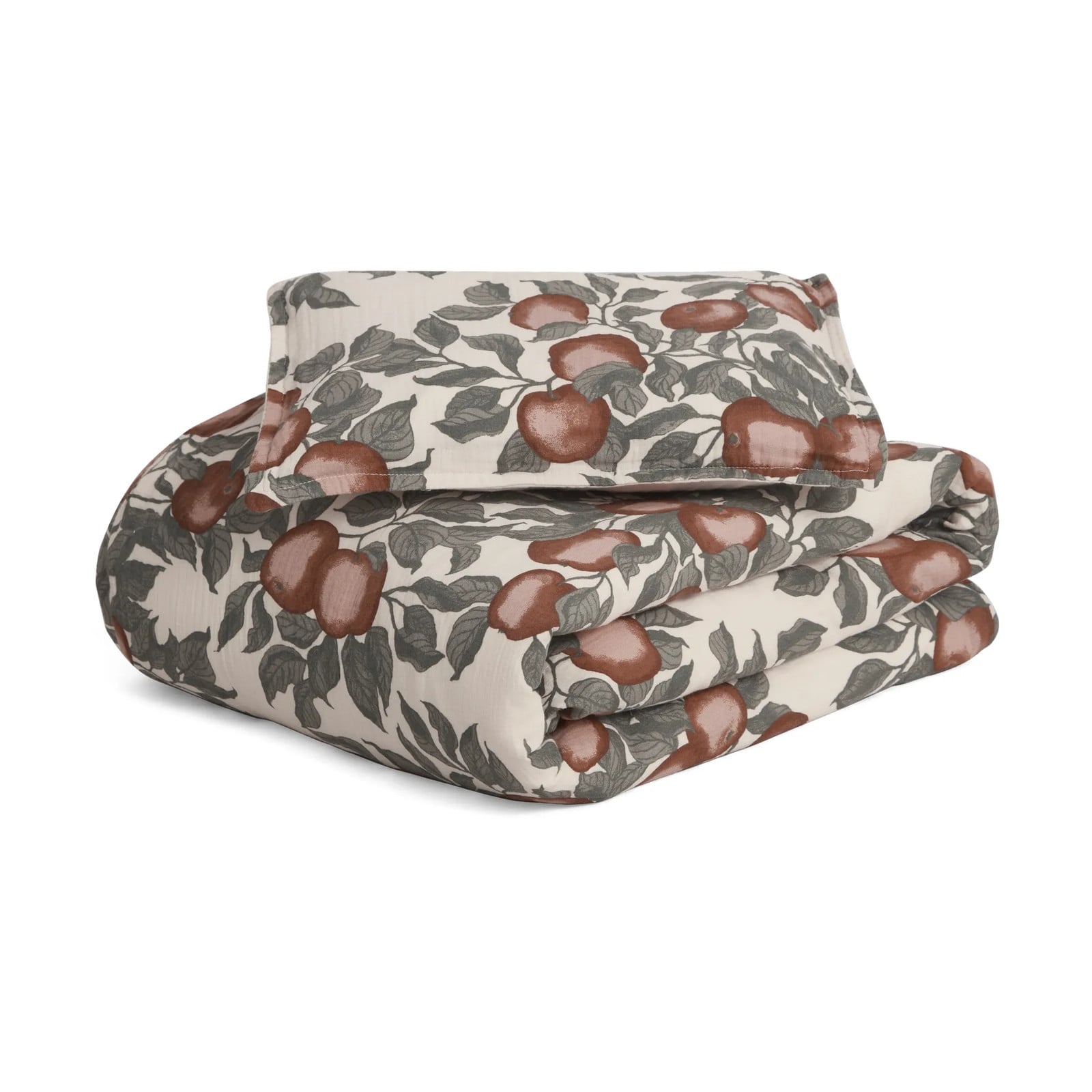 Garbo&Friends Pomme Muslin beddengoedset voor kinderen, 100 x 130 cm en 35 x 55 cm