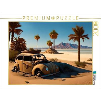CALVENDO Puzzle Das alte Auto | 2000 Teile Lege-Größe 90x67cm Foto-Puzzle für glückliche Stunden