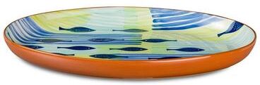 Euro Ceramica Pescador 19'' Oversized Oval Serving Platter