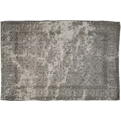 Chic Antique Shabby Chic Teppich mit französichem Druck, 180 x120 cm, mocca