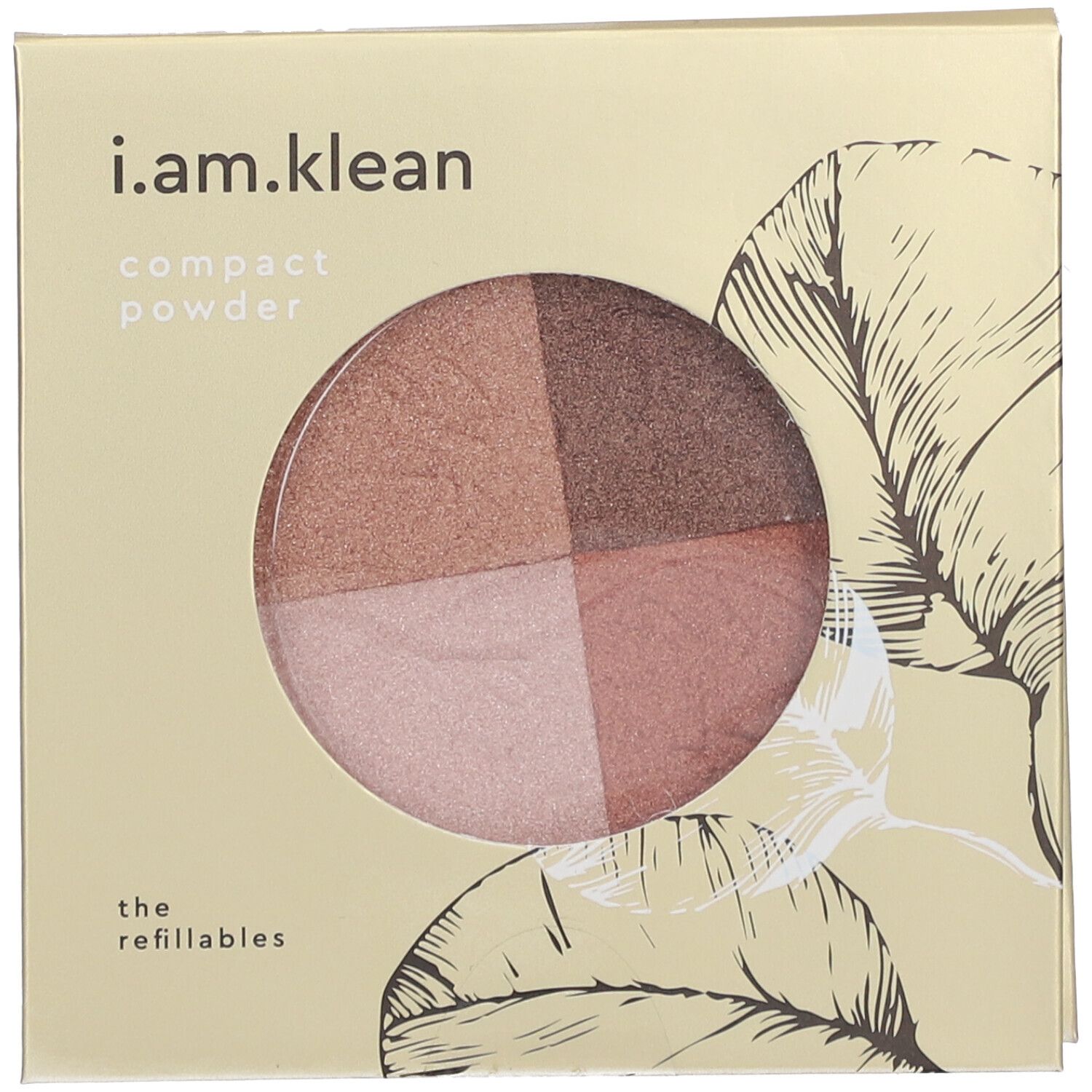 i.am.klean Refillable Compact Mineral Eyeshadow Spread the Sparkle 1 St Make up