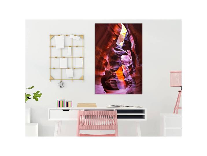 Tableau déco Antelope Canyon Lin Rouge 40 x 60cm
