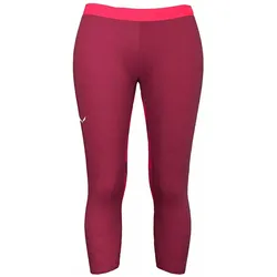 Salewa, Damen, Funktionsunterhose, Boe Alpine Merion Thermal 3/4 Hose (40), Rot