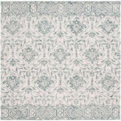 SAFAVIEH Handmade Dip Dye Nicki Floral Wool Rug