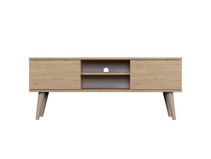 Meuble TV Babydreams 120 x 35cm Beige/Imitation chêne Artisan