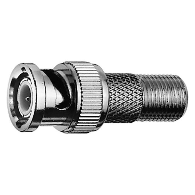 Telegärtner Koax Adapter von BNC auf F, Stecker-Buchse gepackt zu 5 Stück (J01008A0023)