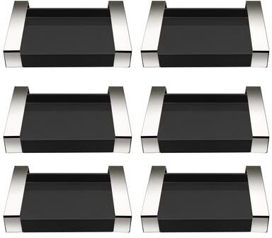 "Mepra Quattro Square Tray/Charger Plate 12.6"" - 6 Pieces"