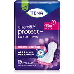 TENA Lady Discreet Maxi Night Inkontinenzeinlagen, 12 Stück 12 St