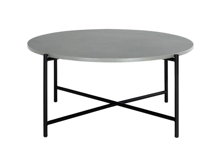 Beistelltisch Mao schwarz Metall H 35 cm