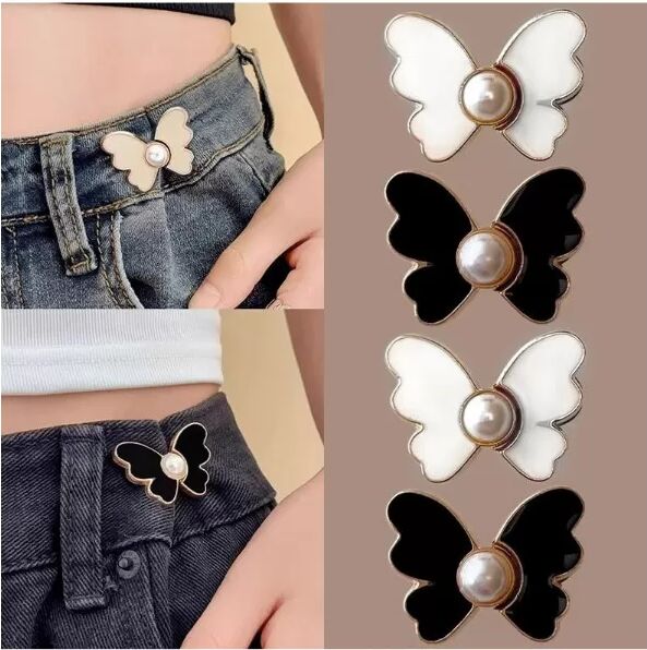 INF Boutons de Taille Ajustables pour Jeans - Sans Couture, 2 Paires