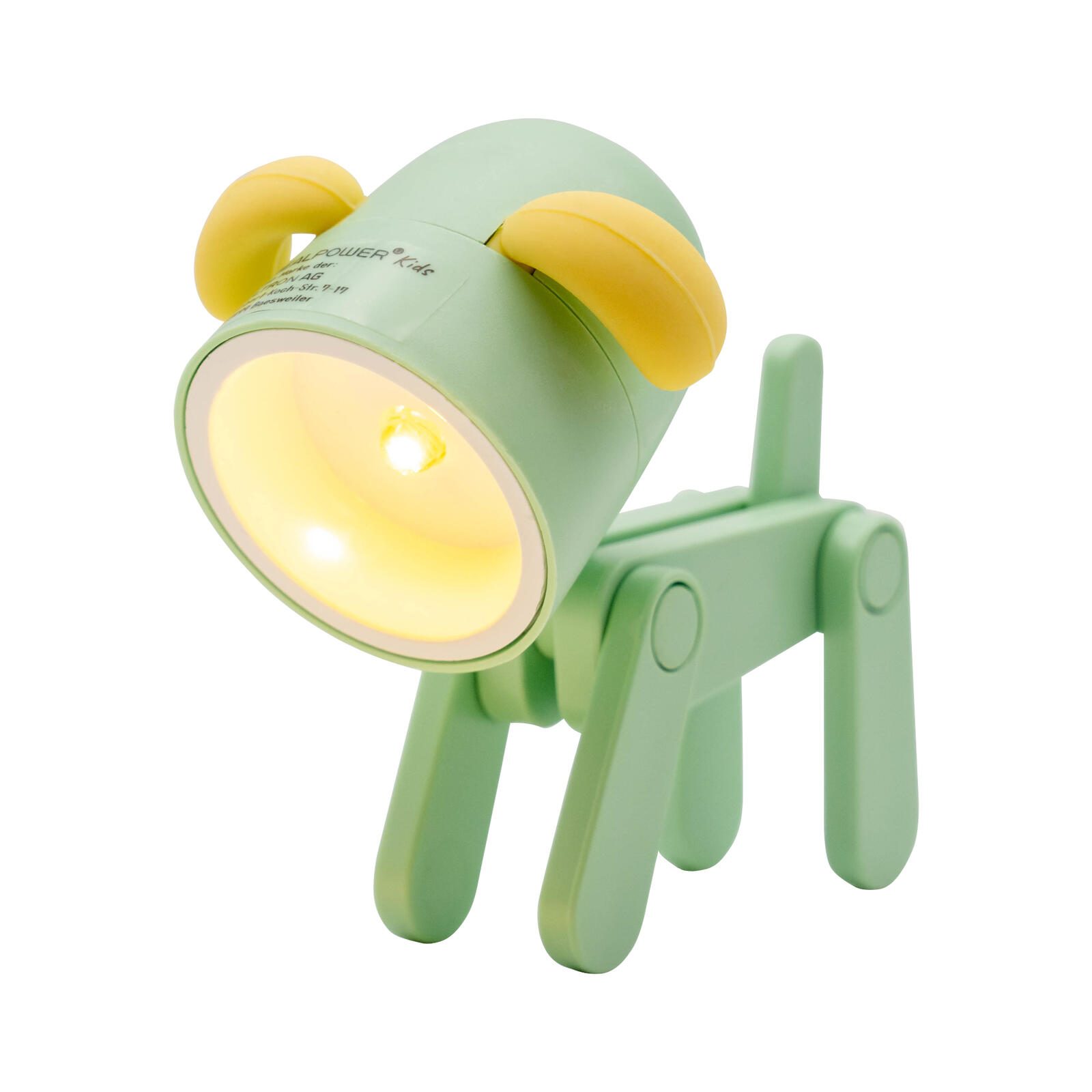 Ultron RealPower LED-Tier Taschenlampe Grüner Hund 486312