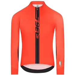 Q36.5 Langarmtrikot Gregarius Hybrid Collar Fade | red M
