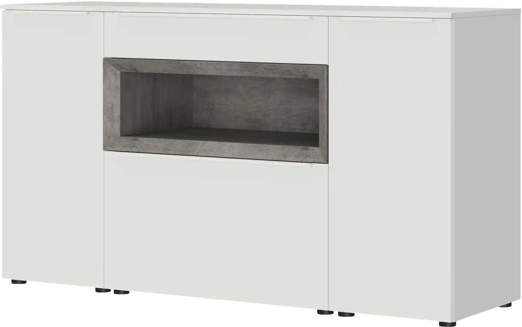 Content Sideboard  Case ¦ weiß ¦ Maße (cm): B: 161 H: 90 T: 49.0