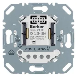 Berker, Lichtschalter + Storenschalter, Universal Tastdimmer 85422100 2fach (auch für LED 12-54 Watt je Kanal