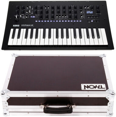 Korg Minilogue XD Case Bundle Braun
