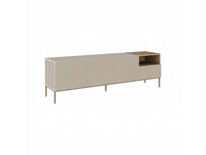 TV-Möbel Georis Sandstein/Eiche Holzwerkstoff B 180 cm