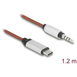 DELOCK AUX Kabel USB Type-C Stecker zu Klinkenstecker 3,5 mm