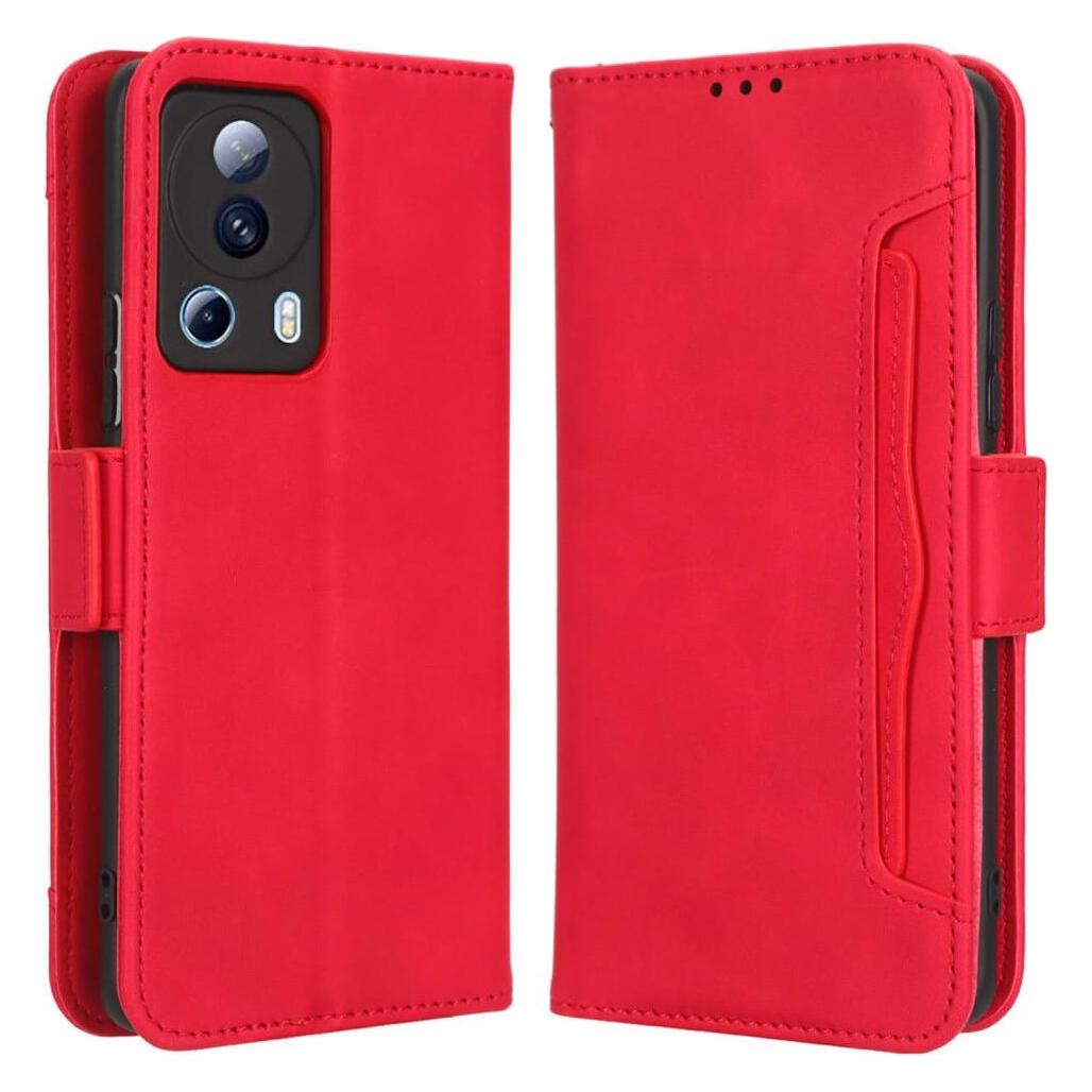 Cover-Discount Xiaomi 13 Lite - Etui mit vielen Kartenfächer rot (Xiaomi 13 Lite) (660123241E)