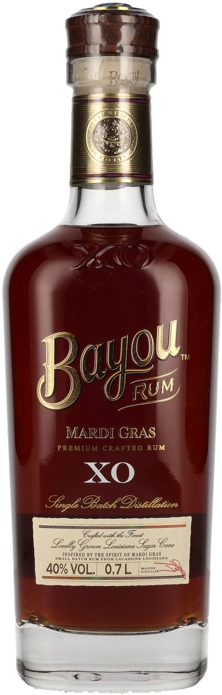 Bayou Rum Bayou XO MARDI GRAS Premium Crafted Rum 40% Vol. 0,7l
