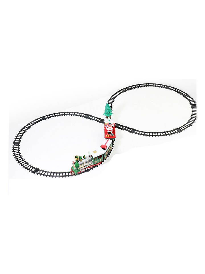 WellHome 39tlg. Set: Deko-Weihnachtszug in Bunt - (B)698 cm - onesize