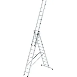Munk Mehrzweckleiter 3-teilig mit nivello®-Traverse - 011109