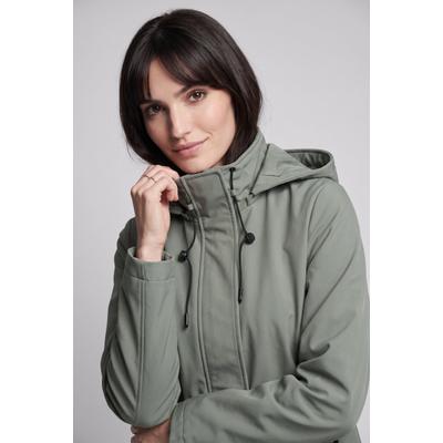Parka ONLY "ONLKARA LIFE PARKA CC OTW", Damen, Gr. XS, grün (shadow), Web, Obermaterial: 100% Polyester, unifarben, relaxed fit, Jacken Parka