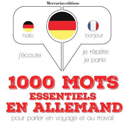 1000 mots essentiels en allemand - JM Gardner, Audio, 9782821113879