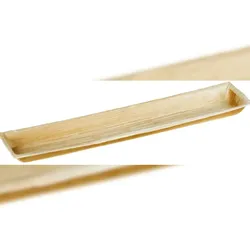 naturesse Palmblatt Schale lang 41 x 8,5 x 2,5 cm Muster